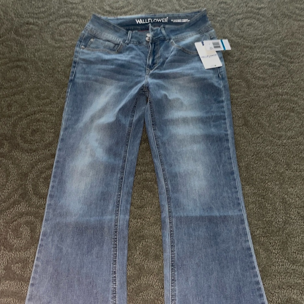 Luscious curvy fit boot cut jeans
